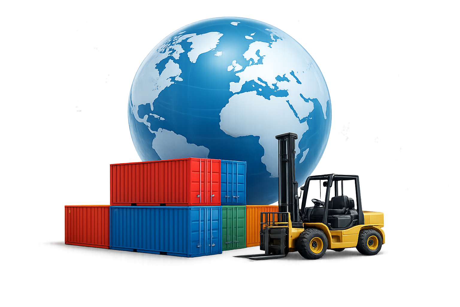 Export logistics illustration